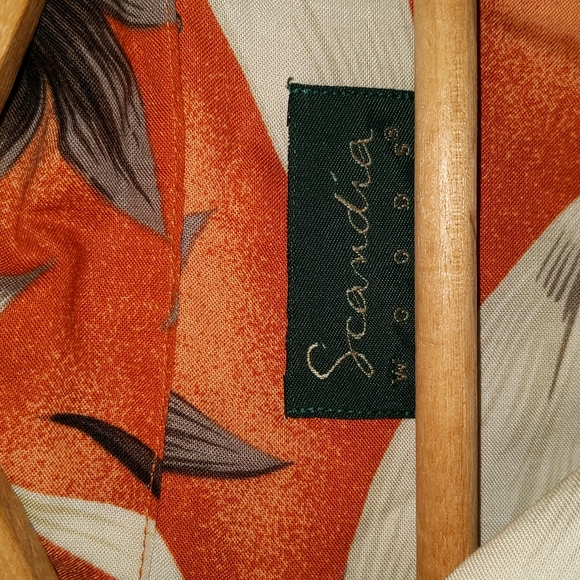 Scandia Woods Men's Size XLG Button Front Hawaiian Floral Print Shirt - Picture 4 of 8